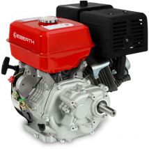 Eberth - 15 cv Motore a Scoppio Motore a Benzina con Riduttore 2:1, Albero ø 25 mm, Avviamento Elettrico, Protezione Olio Bassa, 4 Tempi, 1 Cilindro,