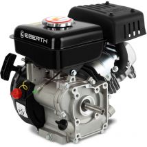 Eberth - 3 cv Moteur thermique à essence Moteur de kart avec arbre de 16 mm ø, 4 temps, 1 cylindre, 87 cc de cylindrée, refroidi par air, démarrage