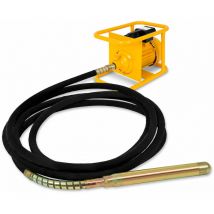 Eberth - Vibrateur à béton Vibreur à Béton Électrique 3000W, Tête Vibrante en Acier Renforcé 60mm de Diamètre, Longueur de Tuyau 10m, Poignée de