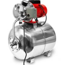 Autoclave per Acqua per Casa 3600L/h, 5bar, 750W, Pressostato per Funzionamento Automatico, Serbatoio in acciaio inox da 50L, autoadescante, altezza