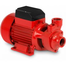EBERTH Bomba de agua bomba centrífuga de aspiración, conexión de 1 pulgada, potencia de 730 W, altura de aspiración de 8m, altura de impulsión de