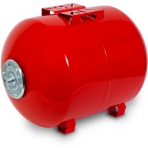 Depósito a presión 100L, 6 bar, Intensificador de presión, Depósito, Globo, conexión 1' para bomba doméstica, bomba de pozo, acero lacado,
