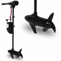 Eberth - moteur hors bord, moteur électrique bateau, 60 lbs de poussée, 12V, moteur électrique hors bord, bateau pneumatique moteur électrique, 5