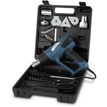 Eberth - Décapeur Thermique, Pistolet à Air Chaud, Electrique 2000W, Affichage lcd, Température Réglable Entre 80°C et 600°C Maximum, Pistolet