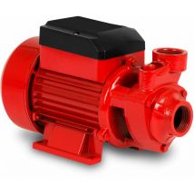 EBERTH Pompe à eau de jardin, pompe centrifuge, pompe aspirante, raccord 1 pouce, puissance 370 watts, hauteur daspiration 8 m, hauteur de