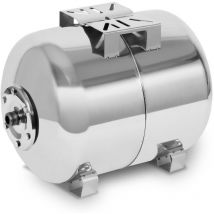 Réservoir à Vessie Sous Pression 50L, 6 bar, Groupe de surpression, Cuve, Ballon, raccordement 1' pour Pompe Domestique, Pompe de puit, Acier