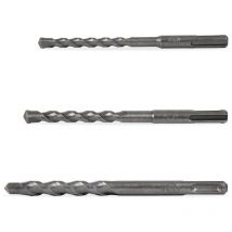 Sds Plus Bohrer Betonbohrer Steinbohrer Hammerbohrer set (8mm 10mm und 12mm) - Eberth