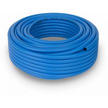 EBERTH Tubo per aria compressa 30m, tubo per compressore con diametro 6mm x 11mm (interno x esterno) e pressione di esercizio di 20 bar, accessori