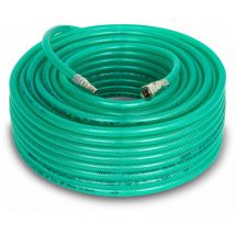 Tuyau à air comprimé, tuyau dair haute pression pour compresseur, longueur 30m, diamètre 10mm x 14mm (intérieur x extérieur), raccord 3/8', 24 bar,