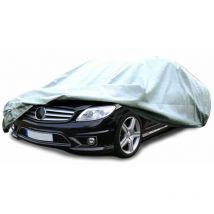 Ganzgarage Größe m 431 x 165 x 119 cm - 4 Lagig - Atmungsaktiv - Wasserdicht - Staubdicht mit uv Schutz - Autoabdeckung Vollgarage Autogarage