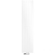 Luxebath - ecd Germany Radiador de Baño Stella Design 370x1800 mm Blanco Calentador Secador de Toallas Plano Monocapa Calefactor Moderno de