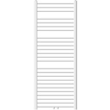 Ecd Germany Radiateur Design Sahara Non Electrique - 600 X 1500 Mm - Blanc - Connexion Central - Sans Kit De Raccordement - Forme Courbé - Avec Kit 