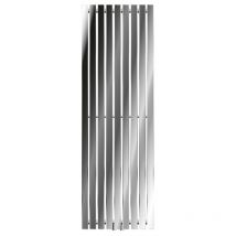 Luxebath - ecd Germany Radiateur Stella Non Électrique - 480 x 1400 mm - Chrome - Connexion Central - sans Kit de Raccordement - Design Panneau Plat