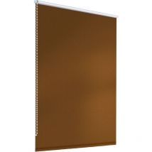 Ecd Germany - Verdunkelungsrollo 70 x 150 cm - Braun - Klemmfix - ohne Bohren - für Sonnen- und Sichtschutz - inkl. Befestigungsmaterial - EasyFix