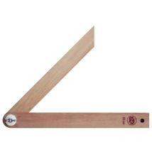 Fausse équerre longueur des rails 350 mm hêtre blanc avec écrou papillon