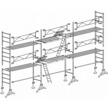 Chafaudage Altrad 49 maçon 60 m²