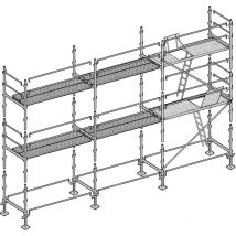 Chafaudage Altrad Façadier 60 m²