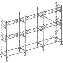 Chafaudage Altrad Façadier 60 m²