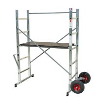 Echafaudage roulant de jardin tout terrain 0,9m/2,9m en aluminium Hailo HobbyStep H3 Jardin