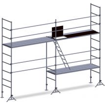 Echafaudage ES49 maçon 35 m² Lisses complet