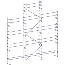Echafaudage façadier 88 m² lisses