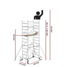 Chafaudage M5 easy (Hauteur de travail 5,90 m)