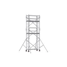 Echafaudage roulant alu - montage facile - hauteur de travail max 5.90m - 7120042