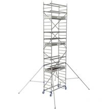 Chafaudage Roulant Aluminium Cross 180 - Hauteur de travail max 8.85M - 26404670