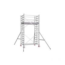 Echafaudage roulant alu - hauteur de travail max 3.90m - 7230020