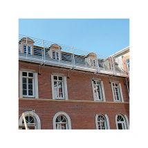 Echafaudage suspendu ancrage à vis 500 mm - Longueur 12m - SLFPCPA/12ML/500