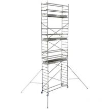 Echaffaudage roulant aluminium cross 250 - Hauteur travail max 8.85M - 26404770