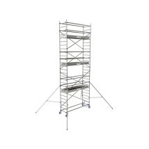 Echaffaudage roulant aluminium cross 250 - Hauteur travail max 7.85M - 26404760