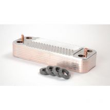 Echangeur sanitaire plaques Sur CELTIC - ELEXIA - ELEXIA II - NECTRA - NECTRA TOP - NEXIA - CENTORA, CHAFFOTEAUX ARISTON Compatible, Ref. 61011164