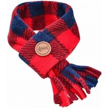 Echarpe Puppia pour chien à carreaux rouge : Taille l