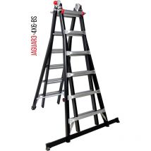 Helder Pro - chelle articulée télescopique JAGUAR3 4x6 avec barre stabilisatrice - JAG3-4x6BS