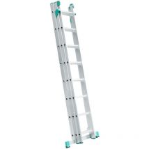 Echelle transformable 3 plans 3x8 barreaux - Longueur max. 5.13m - 7608/MKT/MMD