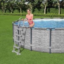 Échelle de piscine à 4 marches Flowclear 122 cm