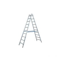 Krause - Echelle double h de travail 4,35 h d'echelle 2,75 2x10 echelons