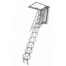 Escalier escamotable électrique: ouverture du plafond de 60x110cm - ELEC60/110-325