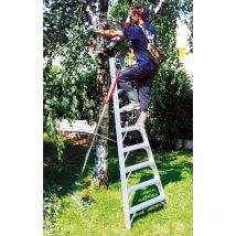 Leiter Experten - Echelle fruitière 10 barreaux sans pointe - Hauteur max travail 3.79m - SCA1969S/10-SCCSTO