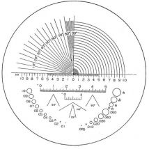 Eschenbach 115203 Loupe de précision avec graduation Lentille: (ø) 23 mm