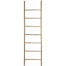 Echelle porte-serviettes en bambou naturel