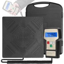 Rosvola - chelle Réfrigérant électronique, Balance de de Réfrigérant avec Écran lcd, Échelle de Réfrigérant Portable, 100 kg