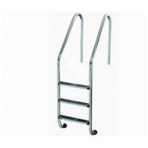 Echelle standard 3 marches A-316 – Acier inox Aisi 316 – Longueur, Matières, Hauteur dépliée, Largeur – FLEXINOX