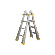 Echelle telescopique Alu avec articulation en acier Type 984/4x3