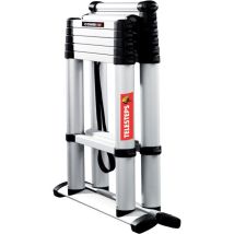 Telesteps – Échelle télescopique 3m – Caractéristique échelle, Matières, Nombre de marche(s), Largeur, Charge maximale, Hauteur, Type d'échelle