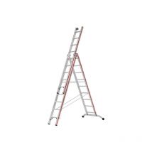 Échelle transformable à marches grand confort 3 plans 3x10 - Longueur 7.20m - 684730