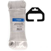 Cheveau 20 Mt. Caoutchouc Élastique Haute Tenacité Blanc. Calibre 6 Mm.