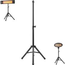 Echos - Universalständer für Heizstrahler Ständer für Heizstrahler Mobiler Ständer Dreibeinständer Tripod Ständer Teleskop Dreibein Stativ Terrasse