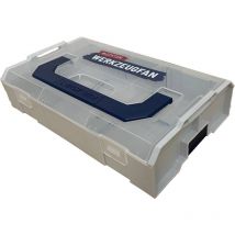 Echter Werkzeugfan Systemkoffer L-Boxx mini grau mit transparentem Deckel